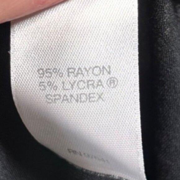 J Jill Wearever Collection Black White Geometric Long Sleeve Top L Stretch - Picture 4 of 5